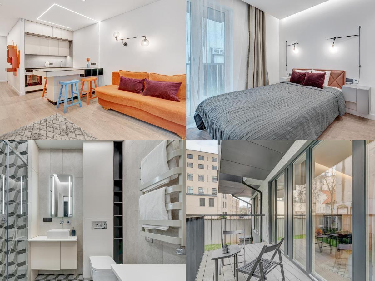 Happy Inn G, Self Check-In, Terrace, Underground Parking VNO Exterior foto
